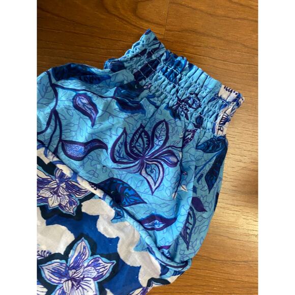 NWT Celina Moon, Blue Symphony, Puff Sleeve Button Up, Sz S (oversized), 184$ - Picture 7 of 9